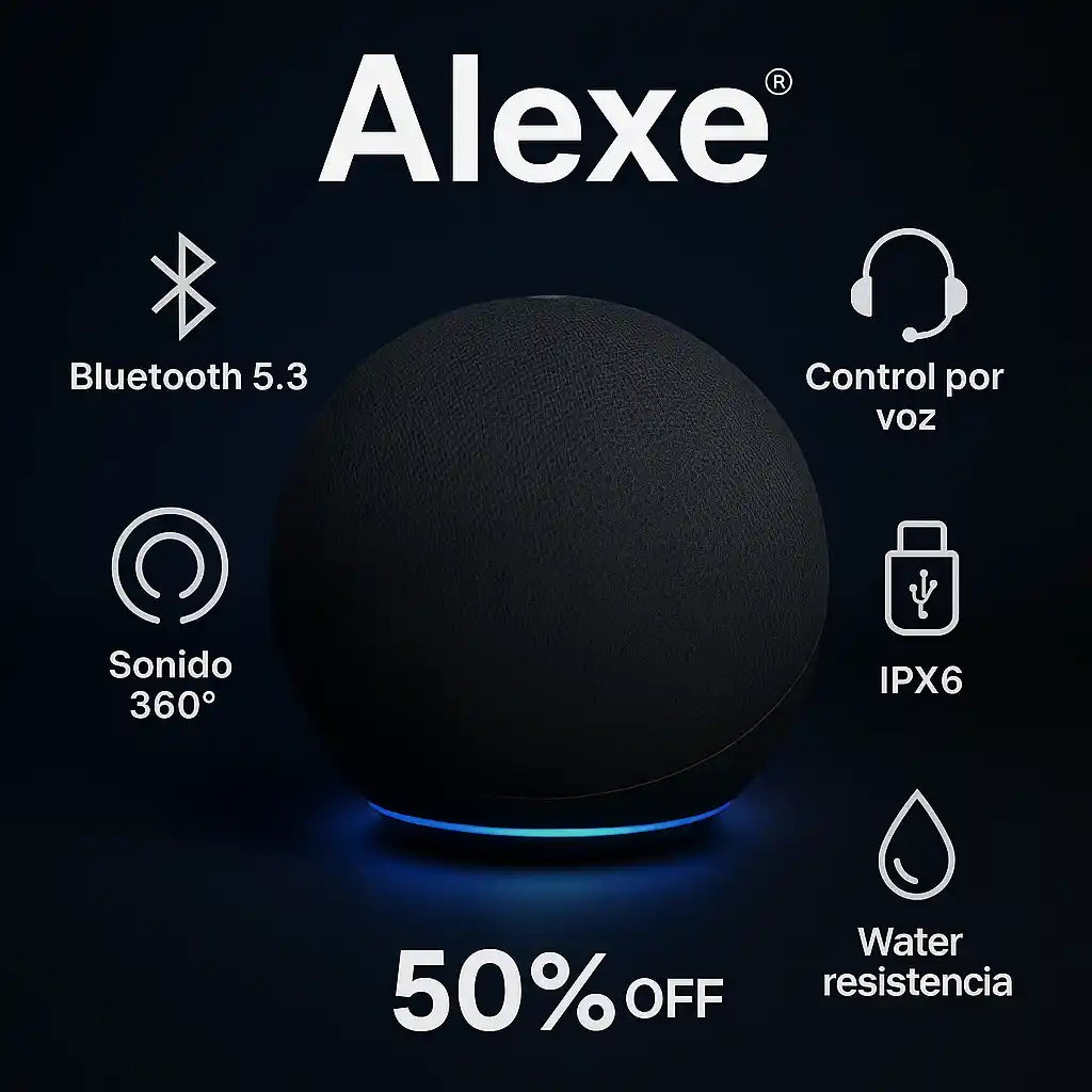 🔥 Parlante Inteligente Alexe – 50% OFF🔥 Una melhor em tecnologia