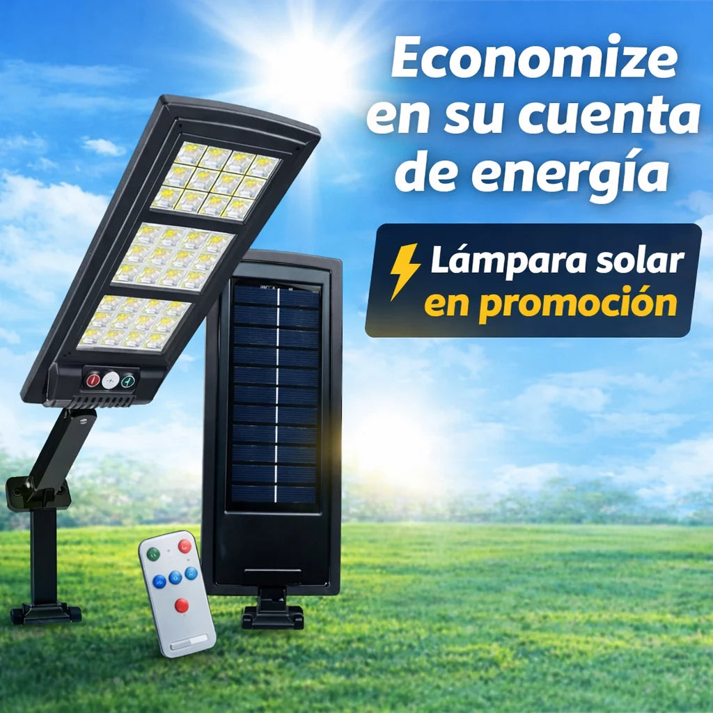🔥 AHORRA HASTA 80% DE ENERGÍA - SUNLIGHT - Foco Mini Solar Para Exteriores. Promoción Compra 2 por solo $109,900.00