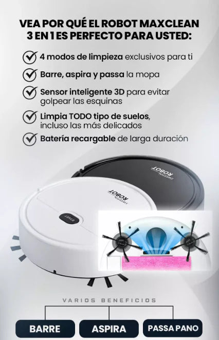 🏠Aspiradora Inteligente que Barre, Trapea y Aspira por Ti🚀 La Aspiradora Inteligente Más Vendida en Colombia