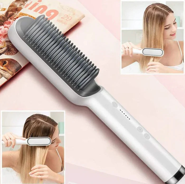 Cepillo Plancha alizadora 3 en 1