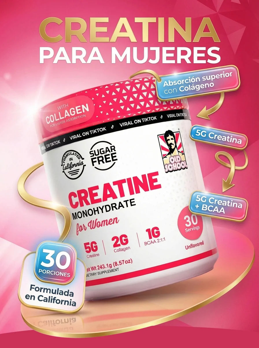 🔥CREATINA MONOHIDRATADA WOMEN 243gr 🔥 Promoción limitada HOY  2 por $109.99 y 3 solo $140.000
