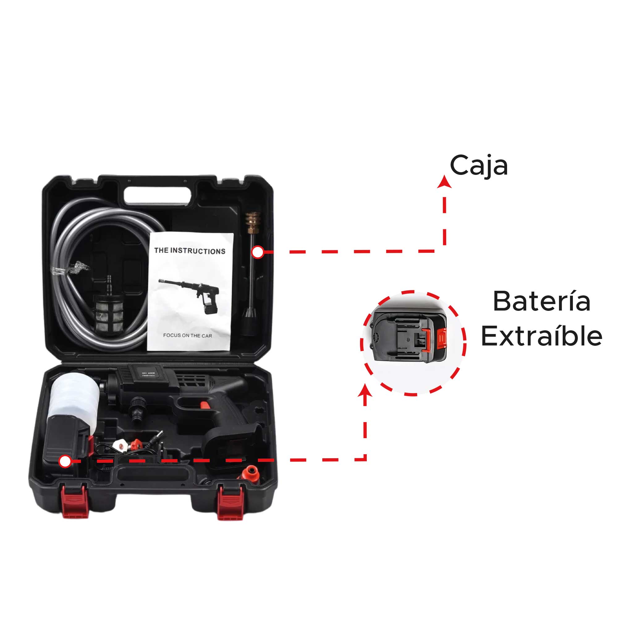 💦Hidrolavadora Alta Presion Inalambrica 💦$94.999 cop.  😱  🔥🔥65% de descuento en tu segunda compra. 2 por solo $139.999 cop..  🔥   🔥  solo hoy🔥 ¡Unidades limitadas! ¡No te pierdas esta gran promoción!