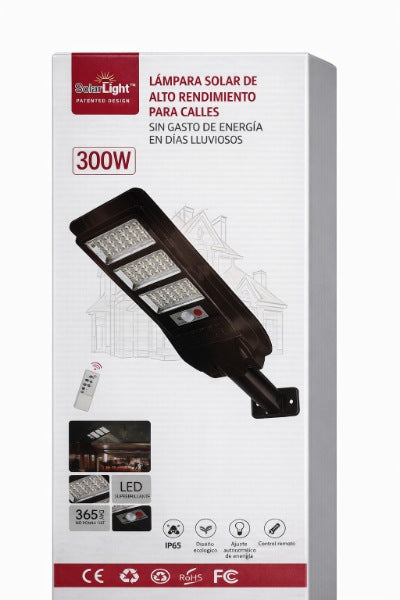 ⚠️ ¿Cansado de pagar facturas de luz cada vez más caras? ¡Empieza a ahorrar desde hoy! ⭐Pide el tuyo ahora!!! Lámpara solar 300W