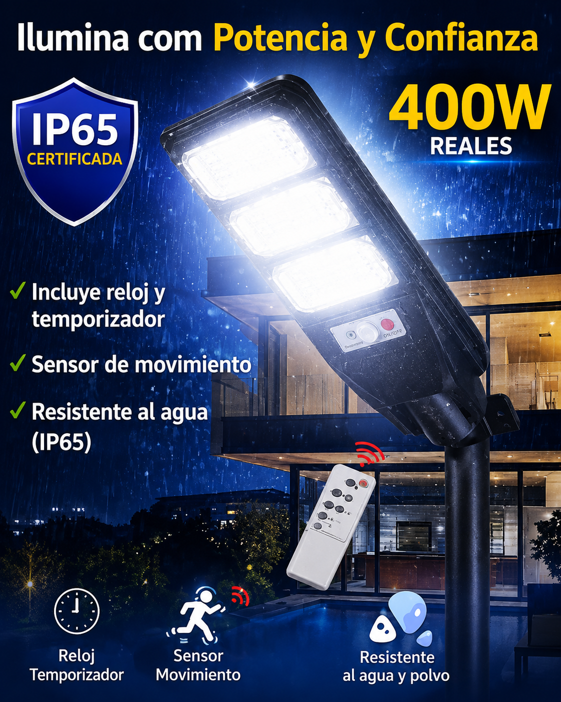 😫 ¿Cansado de pagar facturas de electricidad cada vez más caras? ¡Empieza a ahorrar hoy mismo! ⭐💡 Iluminación solar ⭐ Compra 3 y paga menos de $70.000 por cada una. 😱💡⭐ ¡Pide la tuya ahora!